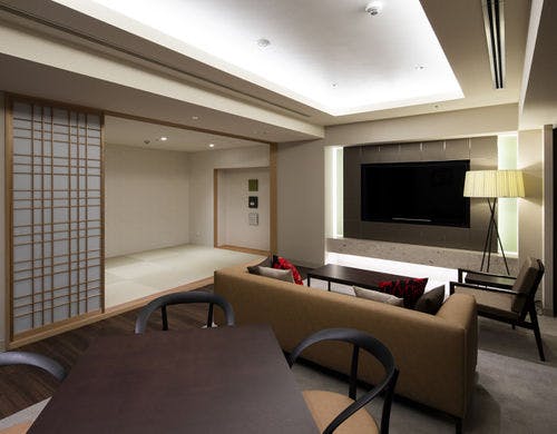 【スイートルーム寝室】