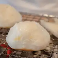 朝ごはんには、新庄村自慢のお餅をご提供。