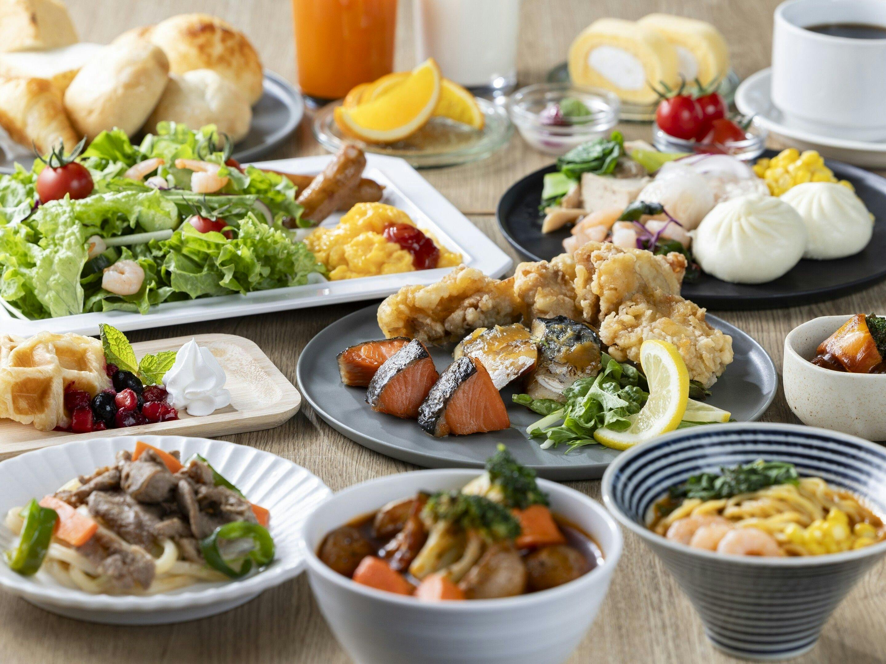【朝食】朝食ビュッフェメニュー一例