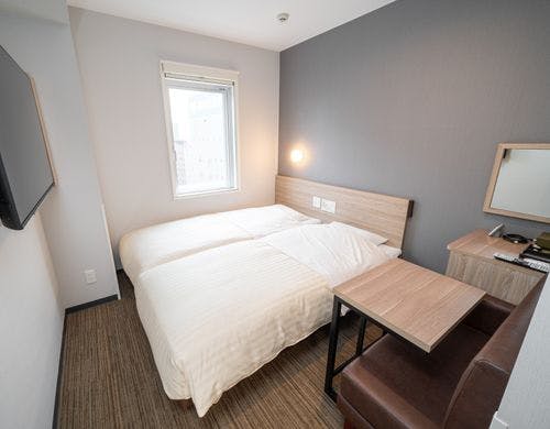 最大２名までお泊り頂けます(幼児含む)