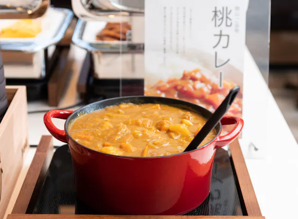 桃カレー