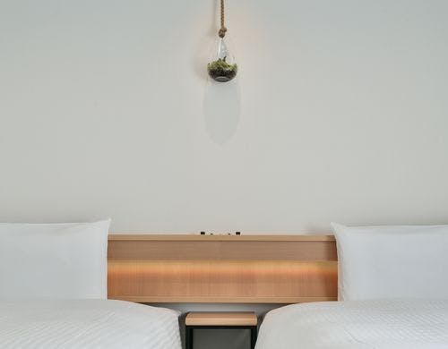 スタンダードツインルーム　ベッド