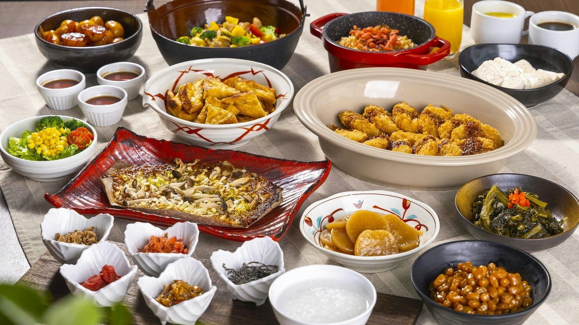 【朝食】ビュッフェメニュー例