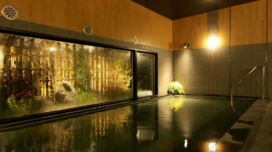 Natural Hot Spring "Tabibito no Yu" Hotel Route-Inn Tsuyama Ekimae