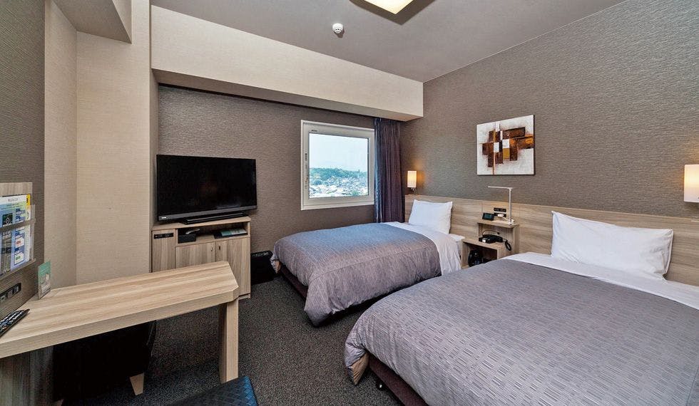 Natural Hot Spring "Tabibito no Yu" Hotel Route-Inn Tsuyama Ekimae