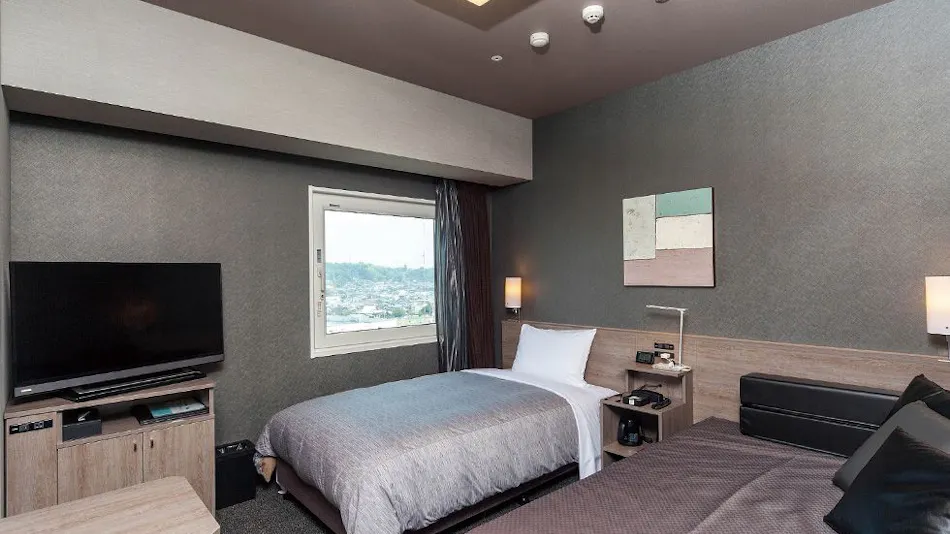 Natural Hot Spring "Tabibito no Yu" Hotel Route-Inn Tsuyama Ekimae