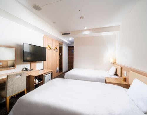 ◇ツイン◇全室43型テレビ