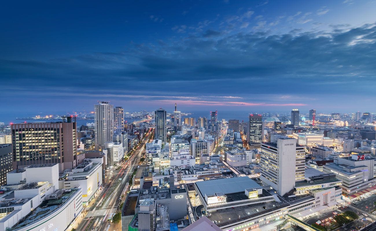 客室(海側)からの夜景イメージ
