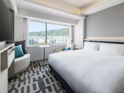 ห้องดับเบิลฝั่งภูเขา【ปลอดบุหรี่】~ขนาด 18.0 ตร.ม.~