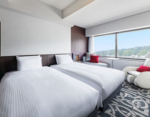 高層階ツインからの眺望