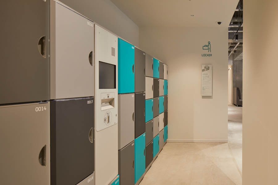 ล็อกเกอร์สำหรับผู้เข้าพักที่พักเท่านั้น