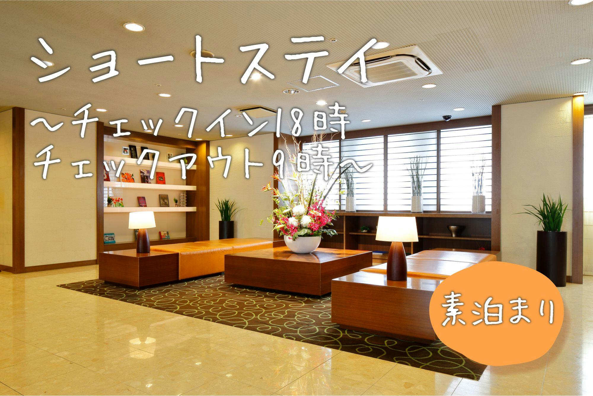 【1泊限定ショートステイ】チェックイン18時～チェックアウト9時まででお得プラン！（素泊り）