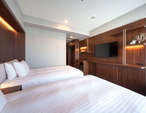 【ツイン】セミダブルベッド