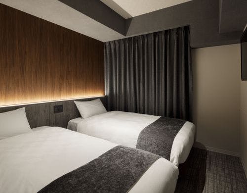 【ツインルーム】ベッド幅100cm x 2台