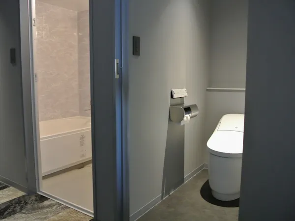 バス・トイレ別で滞在中も快適に