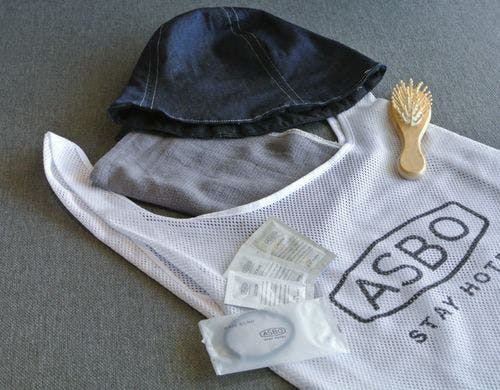 オリジナルバックで大浴場へ