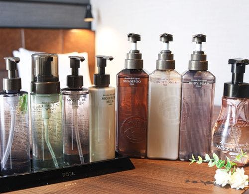 POLAアロマエッセシリーズのアメニティ