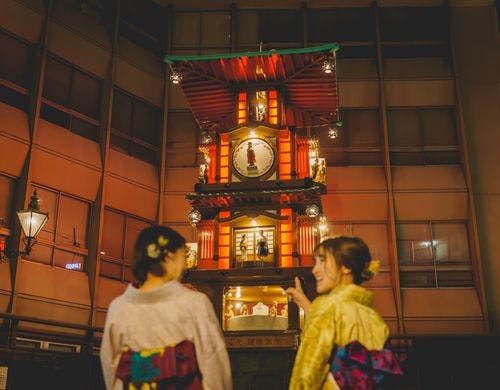 【からくり時計】道後温泉駅から徒歩1分