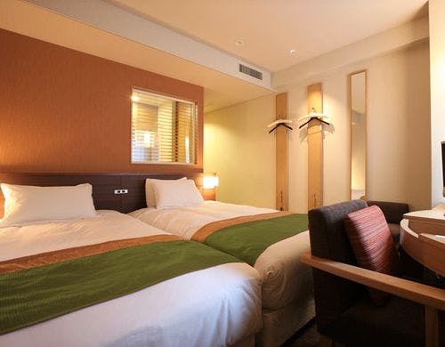 カジュアルツインルームの一例