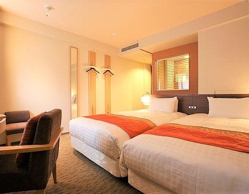 レディーススタンダードツインルームの一例