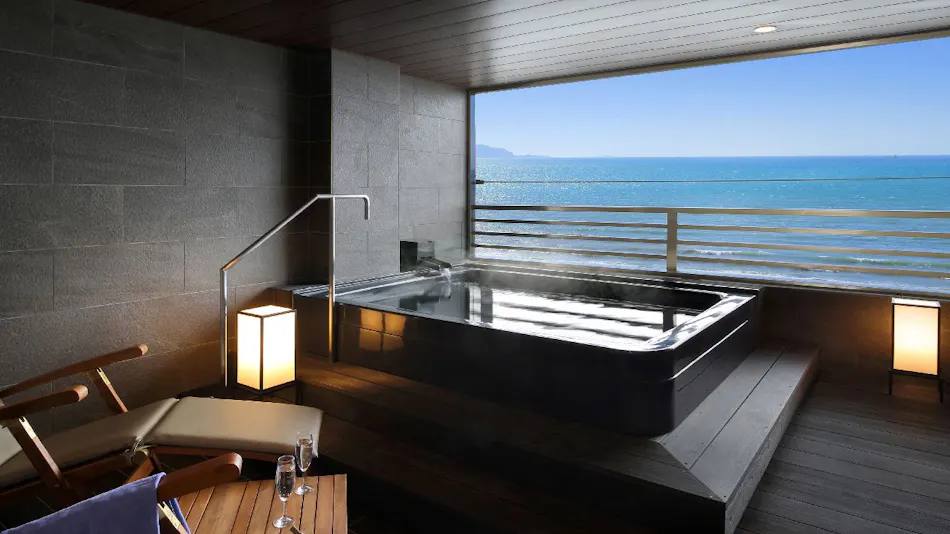 Tateyama Onsen Sunset Coast Shokaku