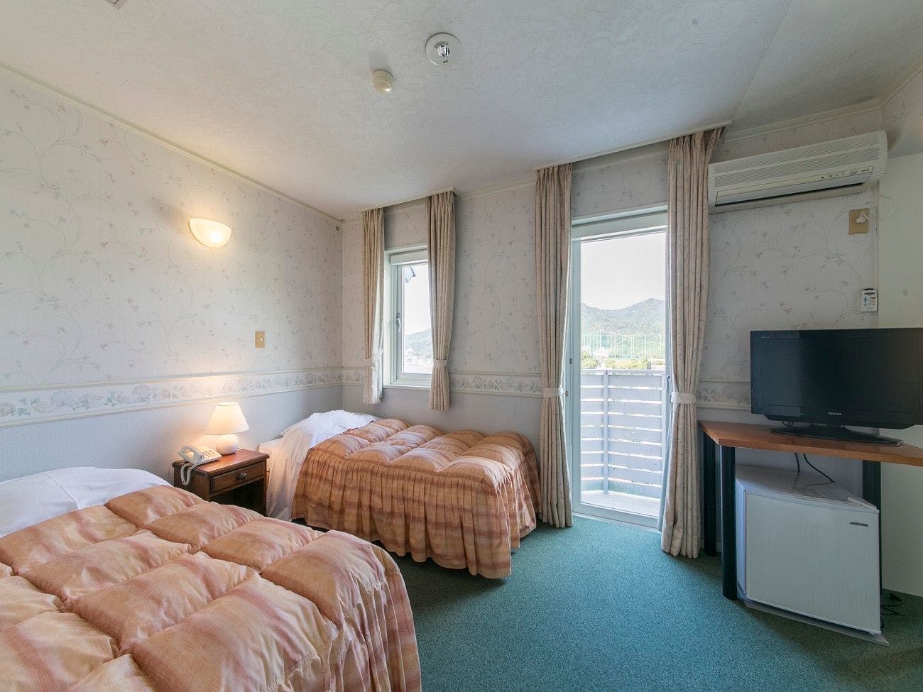 ห้องพักเตียงคู่ขนาด 23 ตารางเมตร