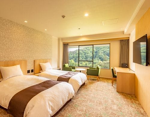 【2022年12月リニューアル客室｜ツインB】