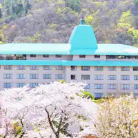 โรงแรมฮานามากิ ภายนอก (ดอกซากุระ)