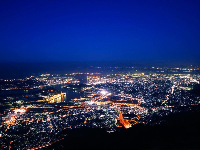 사라쿠라산의 야경