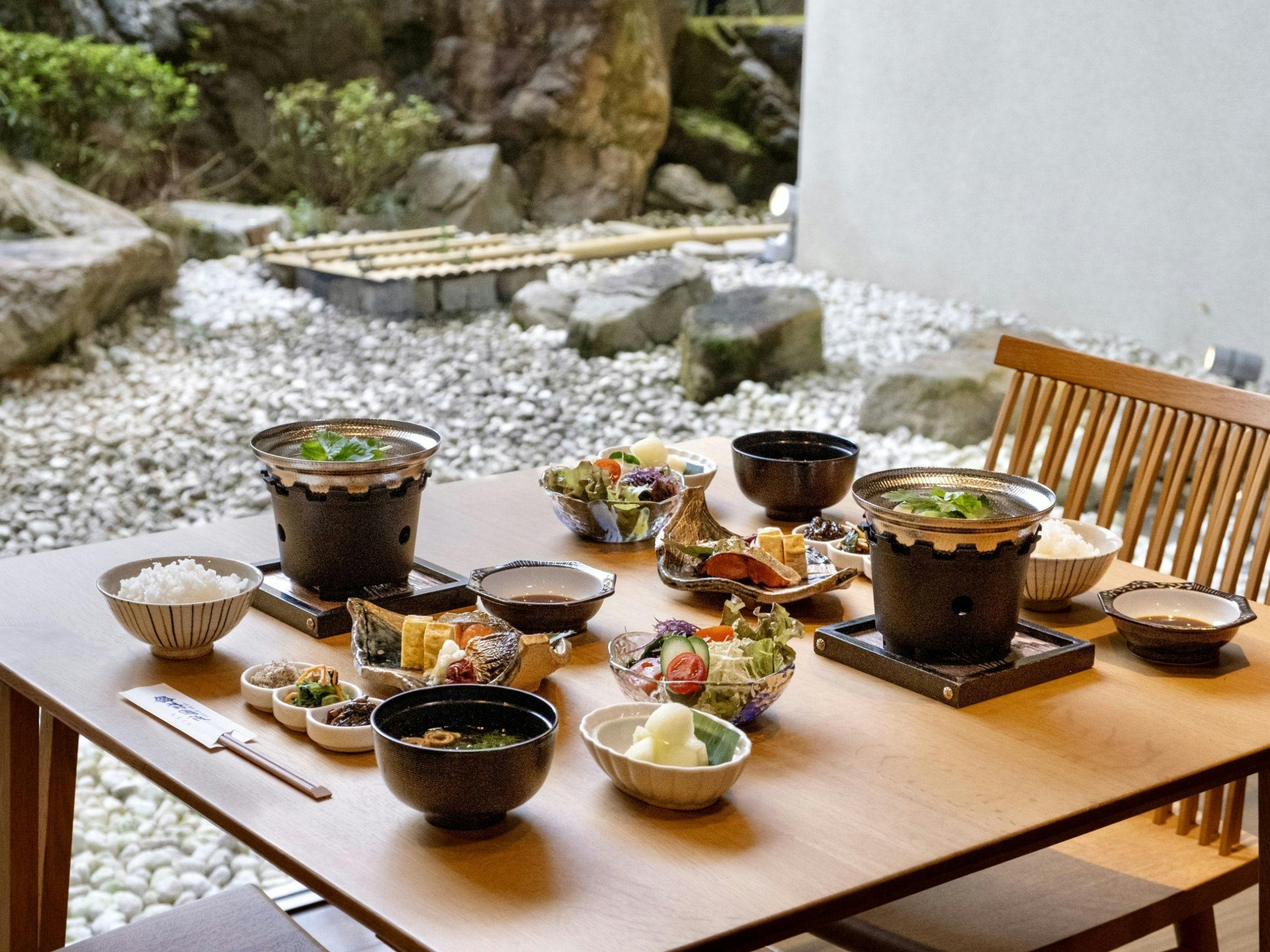 อาหารเช้าแบบญี่ปุ่นสไตล์เกียวโต