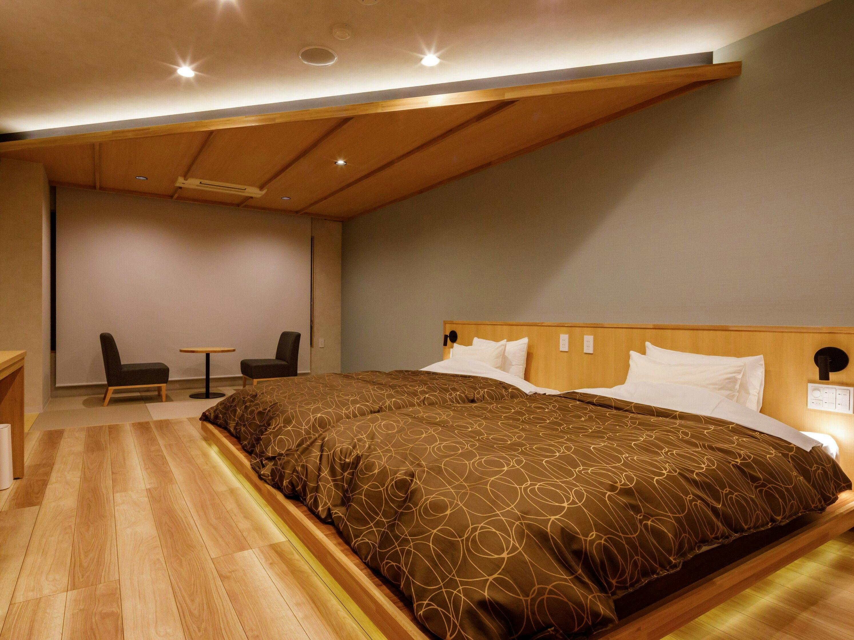 ห้องพักแบบญี่ปุ่นและตะวันตกที่สะดวกสบาย