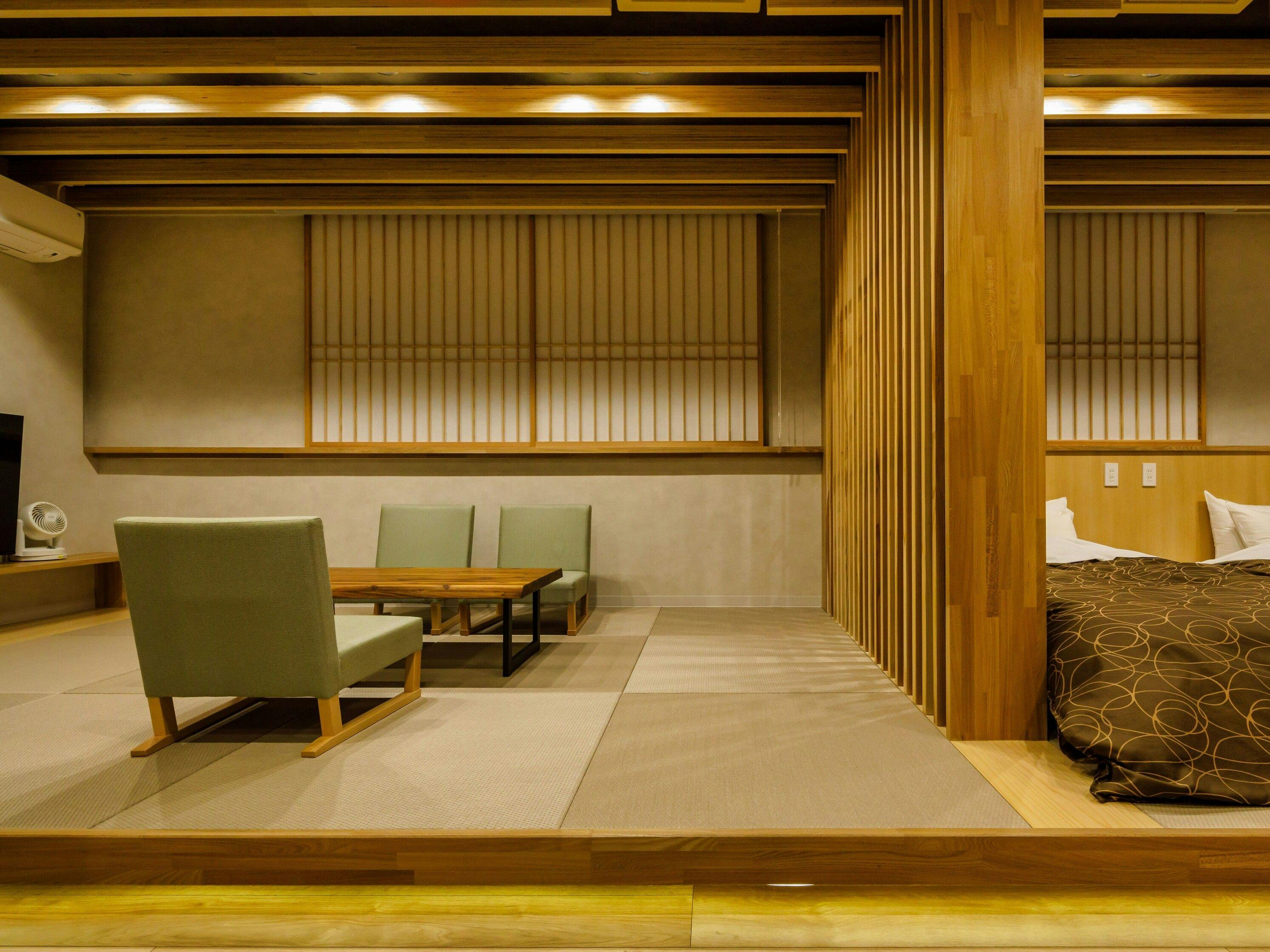 ห้องพักสไตล์ญี่ปุ่นและตะวันตกระดับซูพีเรีย