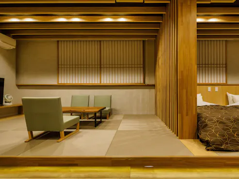 ห้องพักสไตล์ญี่ปุ่นและตะวันตกระดับซูพีเรีย