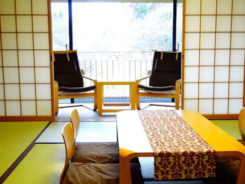 ห้องพักสไตล์ญี่ปุ่น 10 เสื่อทาทามิ + 2 เสื่อทาทามิ พร้อมวิวที่สวยงาม