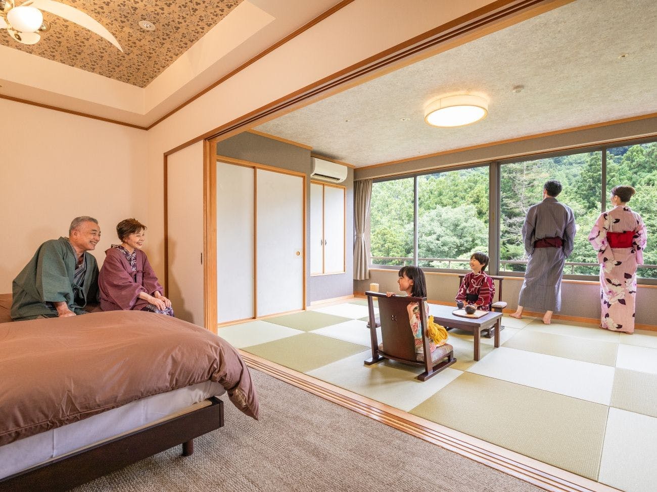 ห้องซูพีเรียร์แบบญี่ปุ่นและตะวันตก เตียงคู่