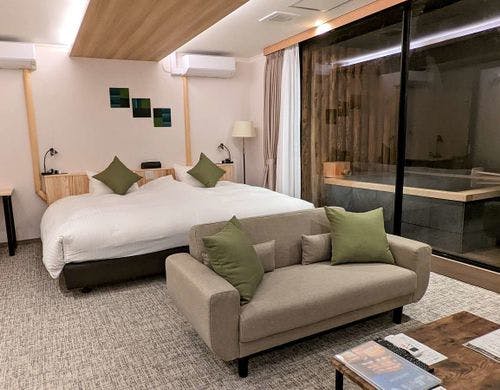 半露天風呂付渓流ビューワイドツイン02号室