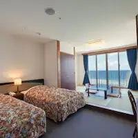 ตัวอย่างห้องพัก: ทุกห้องมีวิวทะเล