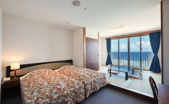 ตัวอย่างห้องพัก: ทุกห้องมีวิวทะเล