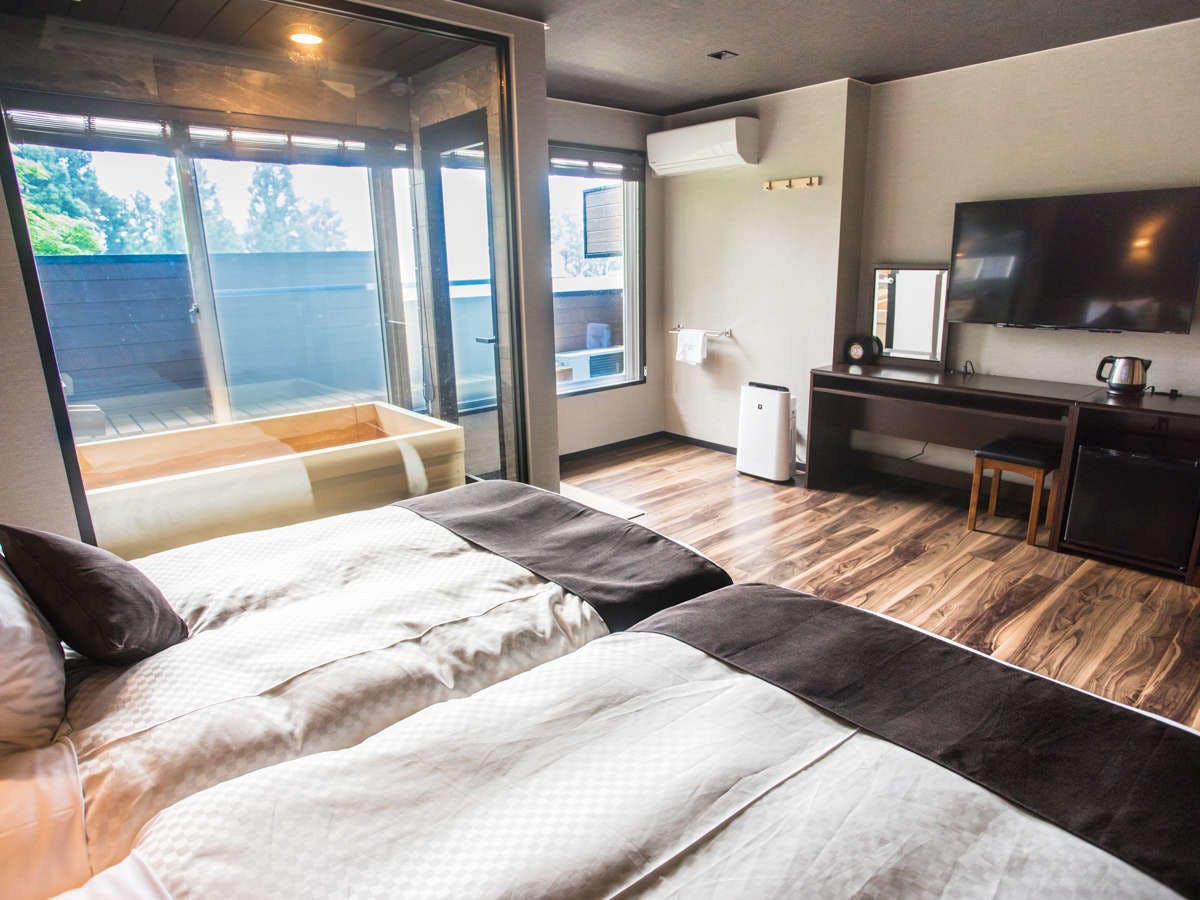 양실 레귤러 트윈【반노천 히노키 욕조】