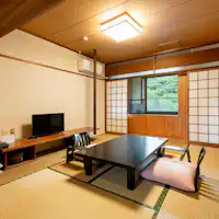 【附露天浴池的客房範例】