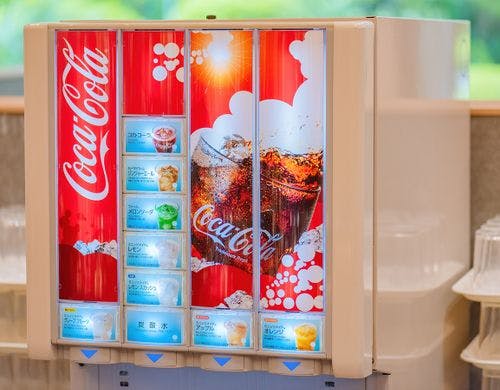 本館レストランジュース等のフリードリンク