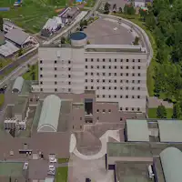 Hotel & Resort surrounded by forest and greenery