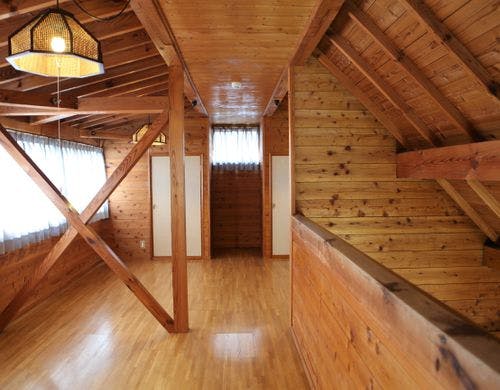 ログハウスST　１階リビング