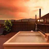 옥상에 【가족 전용 대여 목욕탕】이 새로 오픈했습니다!