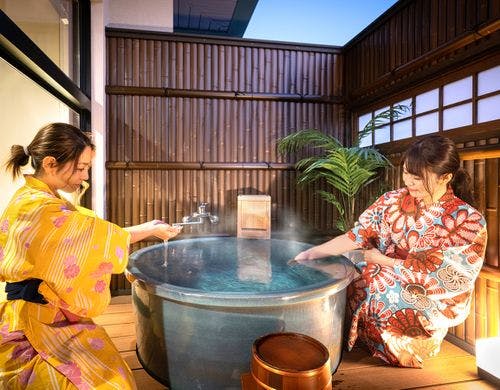 露天風呂付き和洋室がOPEN