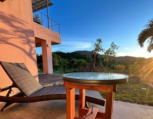 ツインルームのテラスからの眺めです。