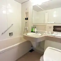 ห้องพักเตียงคู่มาตรฐาน / ห้องน้ำ