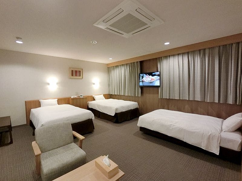 【ห้องพักแบบสามคน】43.8 ตารางเมตร