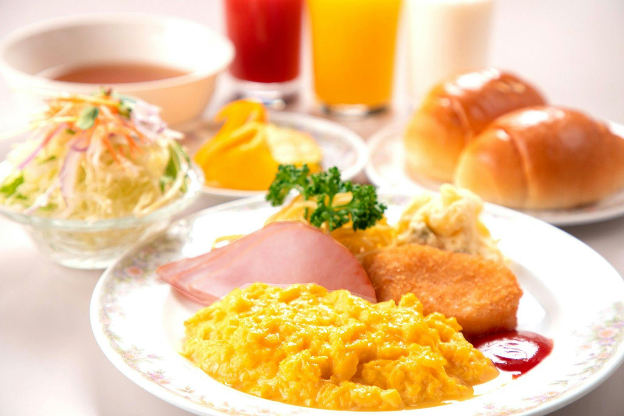 【อาหารเช้าเลือกได้ - ชุดอาหารเช้าแบบตะวันตก -】