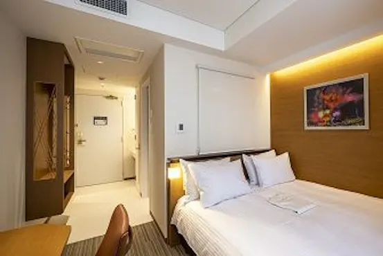 Gedung baru, tempat tidur double single.